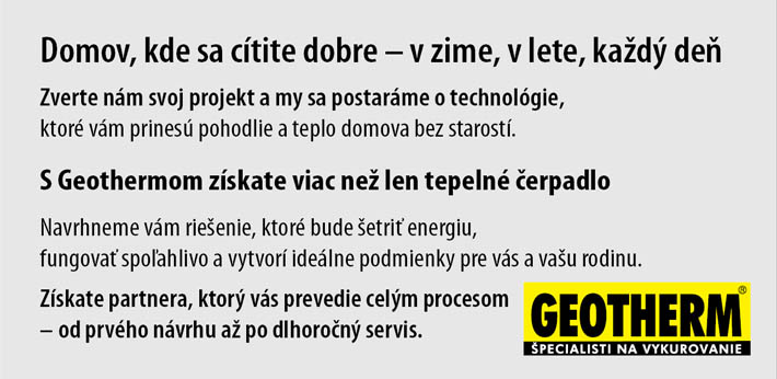 Tepelné čerpadlo do moderného domu