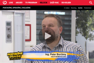 Celá relácia TV JOJ vyhody tepelnych cerpadiel