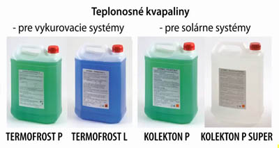 Nemrznúca kvapalina Kvapalina do vykurovania