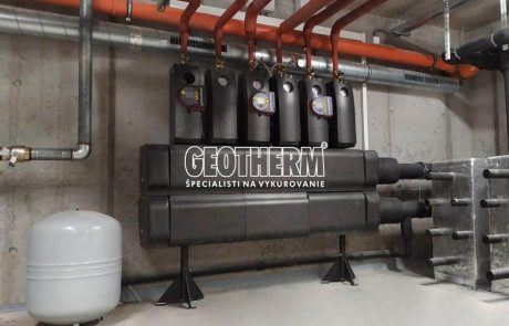 Polyfunkčný objekt vykurovanie Polyfunkčný objekt - kotolňa TČ zem-voda