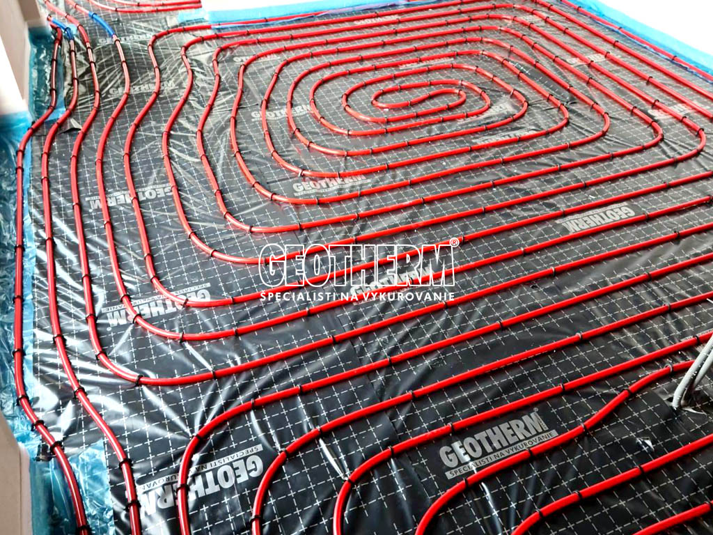 Betonovy poter Podlahové vykurovanie pod betónový poter
