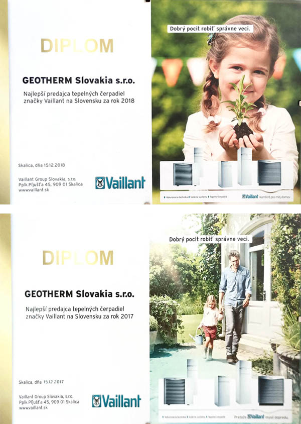 Vaillant predaj tepelných čerpadiel 2017-2018 Vaillant predaj tepelných čerpadiel 2017-2018