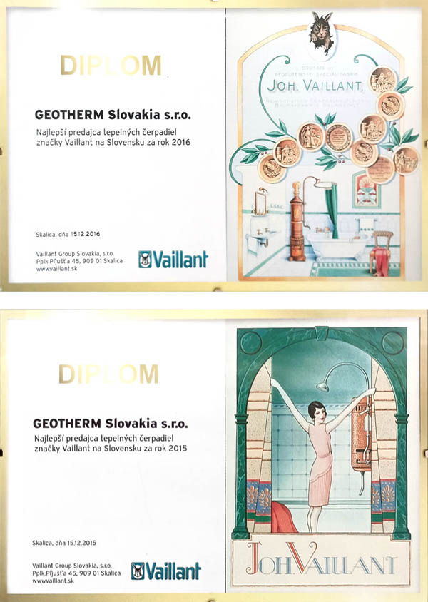 Vaillant predaj tepelných čerpadiel 2015-2016 Vaillant predaj tepelných čerpadiel 2015-2016